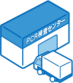 自宅で採取してPCR検査センターへ郵送する方法